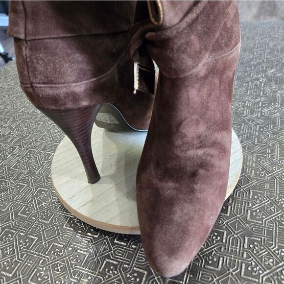 🐢 Colin Stuart Suede Pumps/ Booties Size 5B - Picture 8 of 17